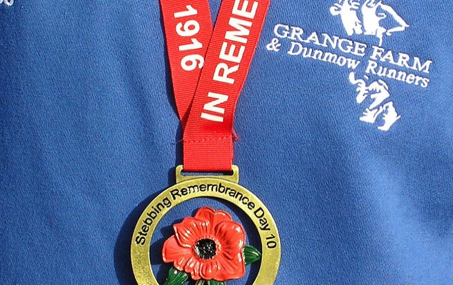 Grange Farm Runners remembrance day run